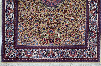 27118398b - Sarogh Ghiasabad fein, Persien, Mitte 20.Jhd, Korkwolle auf Baumwolle, ca. 160 x 110cm, ...