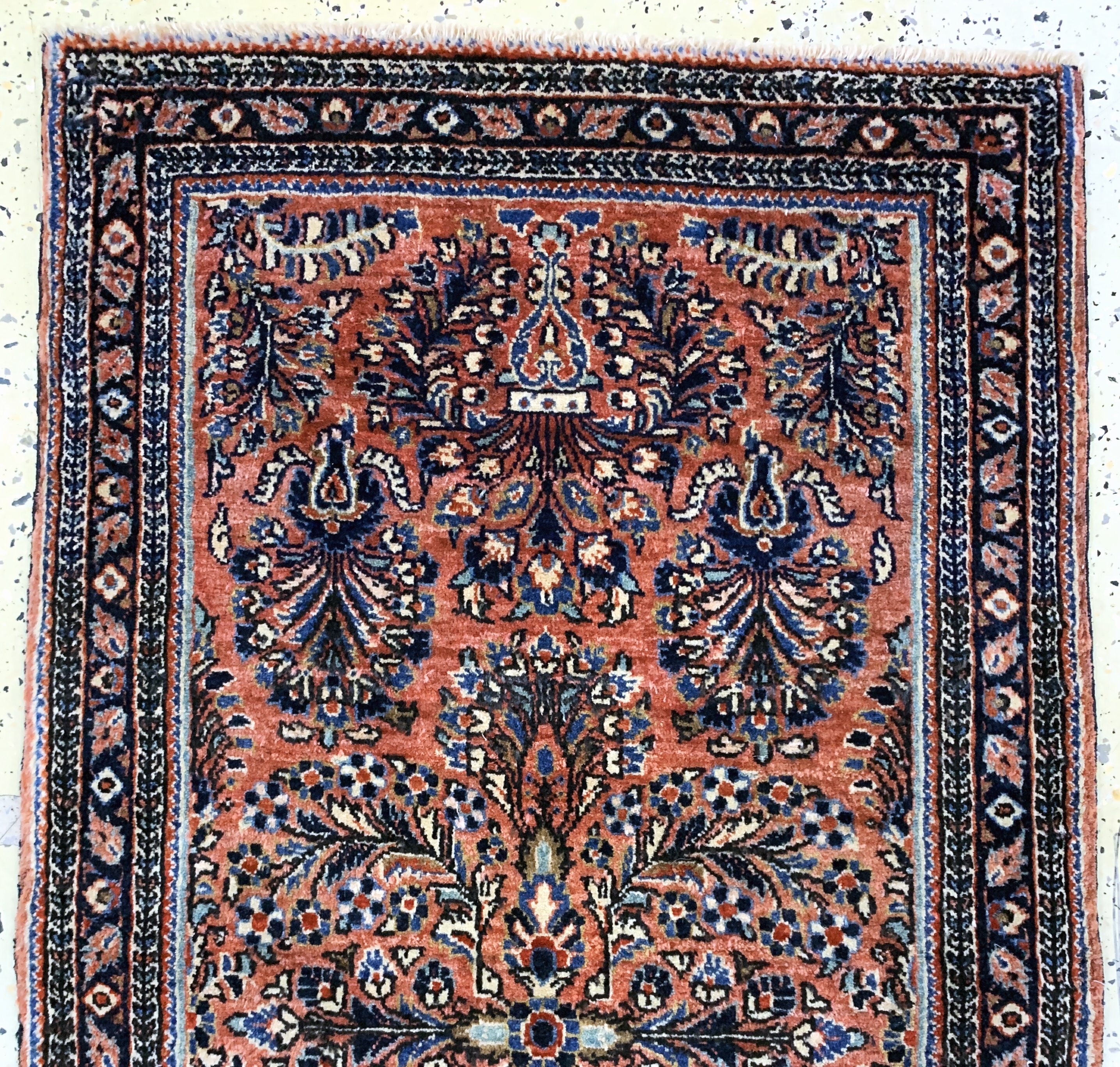 Detail a: 2 Lots Re-Import Sarogh, Persien, um 1900, Wolle auf Baumwolle, ca. 120 x 67 cm, gereinigt, EHZ: 2