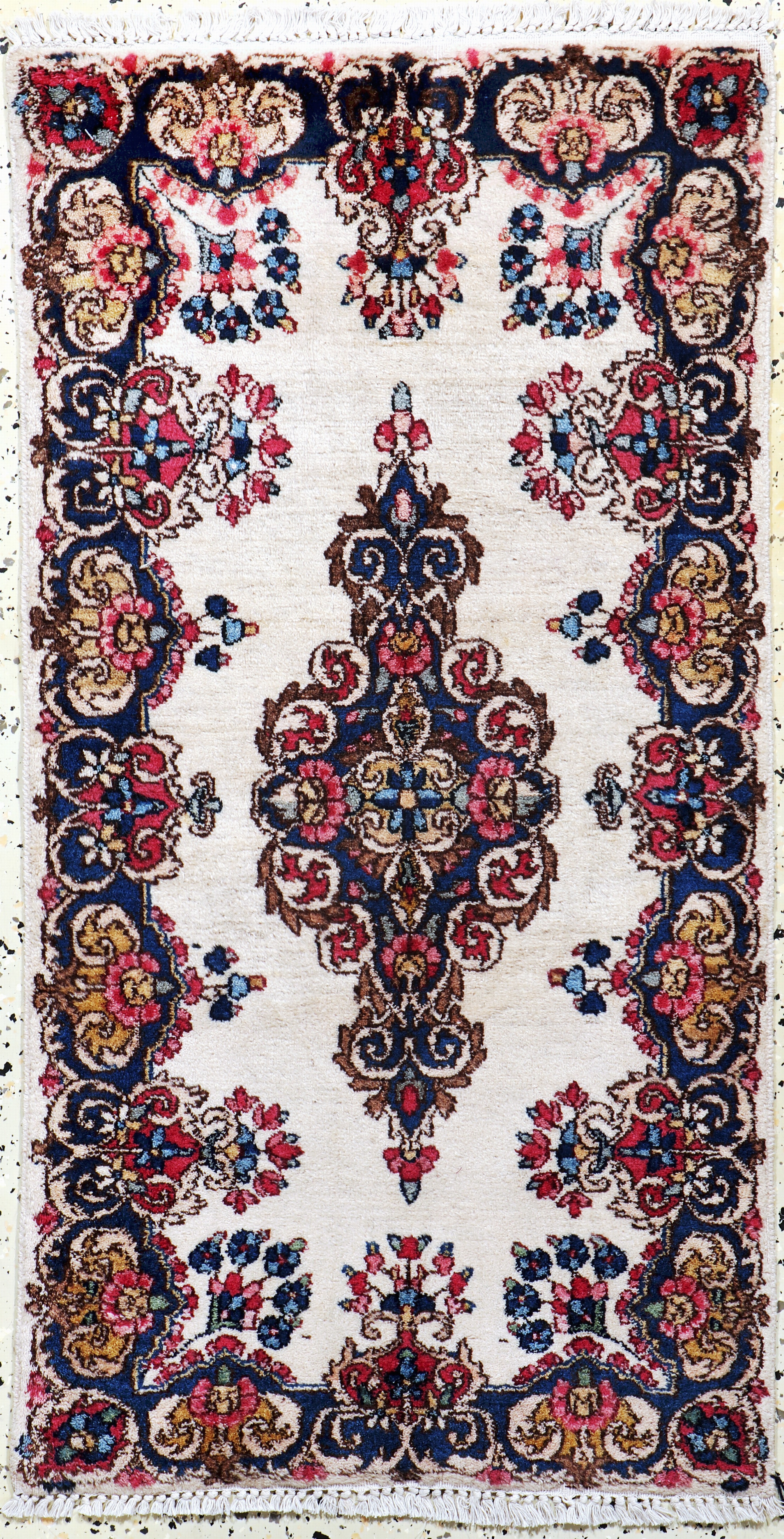 Image 27118435 - Kerman Lawar, Persien, um 1900, Wolle auf Baumwolle, ca. 113 x 60 cm, gereinigt, EHZ: 2 ...
