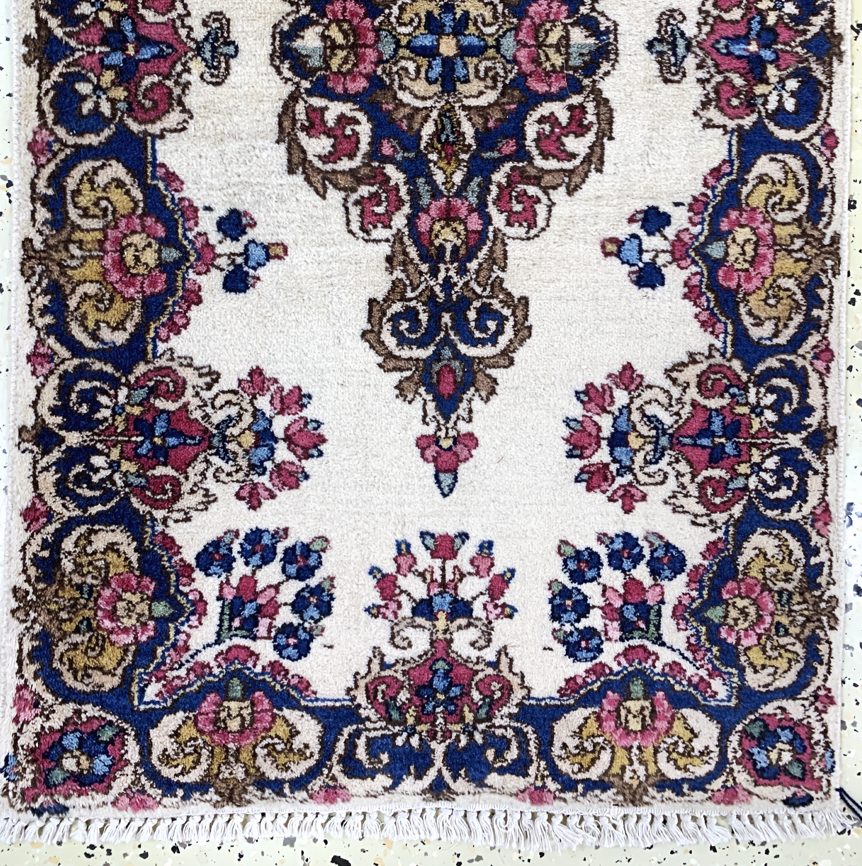 Detail b: Kerman Lawar, Persien, um 1900, Wolle auf Baumwolle, ca. 113 x 60 cm, gereinigt, EHZ: 2