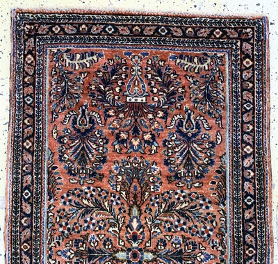 27118433a - 2 Lots Re-Import Sarogh, Persien, um 1900, Wolle auf Baumwolle, ca. 120 x 67 cm, ...