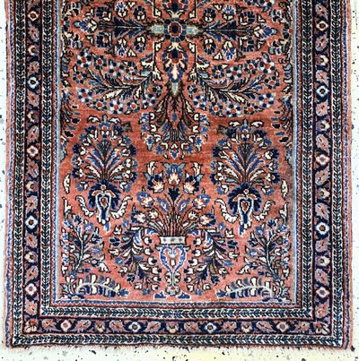 27118433b - 2 Lots Re-Import Sarogh, Persien, um 1900, Wolle auf Baumwolle, ca. 120 x 67 cm, ...