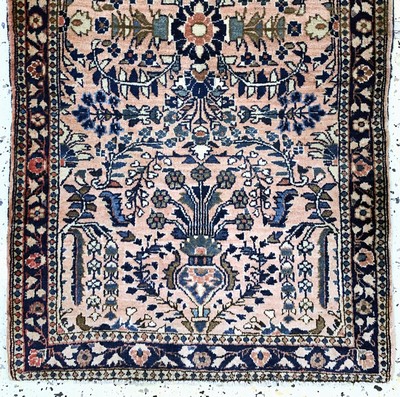 27118433f - 2 Lots Re-Import Sarogh, Persien, um 1900, Wolle auf Baumwolle, ca. 120 x 67 cm, ...