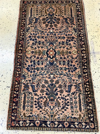27118433g - 2 Lots Re-Import Sarogh, Persien, um 1900, Wolle auf Baumwolle, ca. 120 x 67 cm, ...