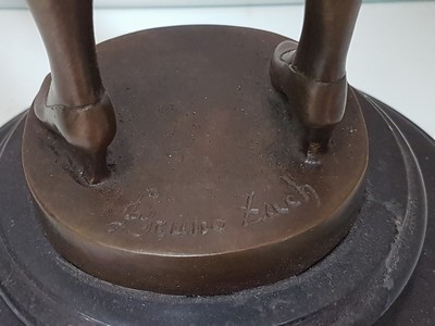 27118464o - After Bruno Zach; 1891-1935 Vienna, bronze sculpture: ´Educator´, on a black plinth, ...