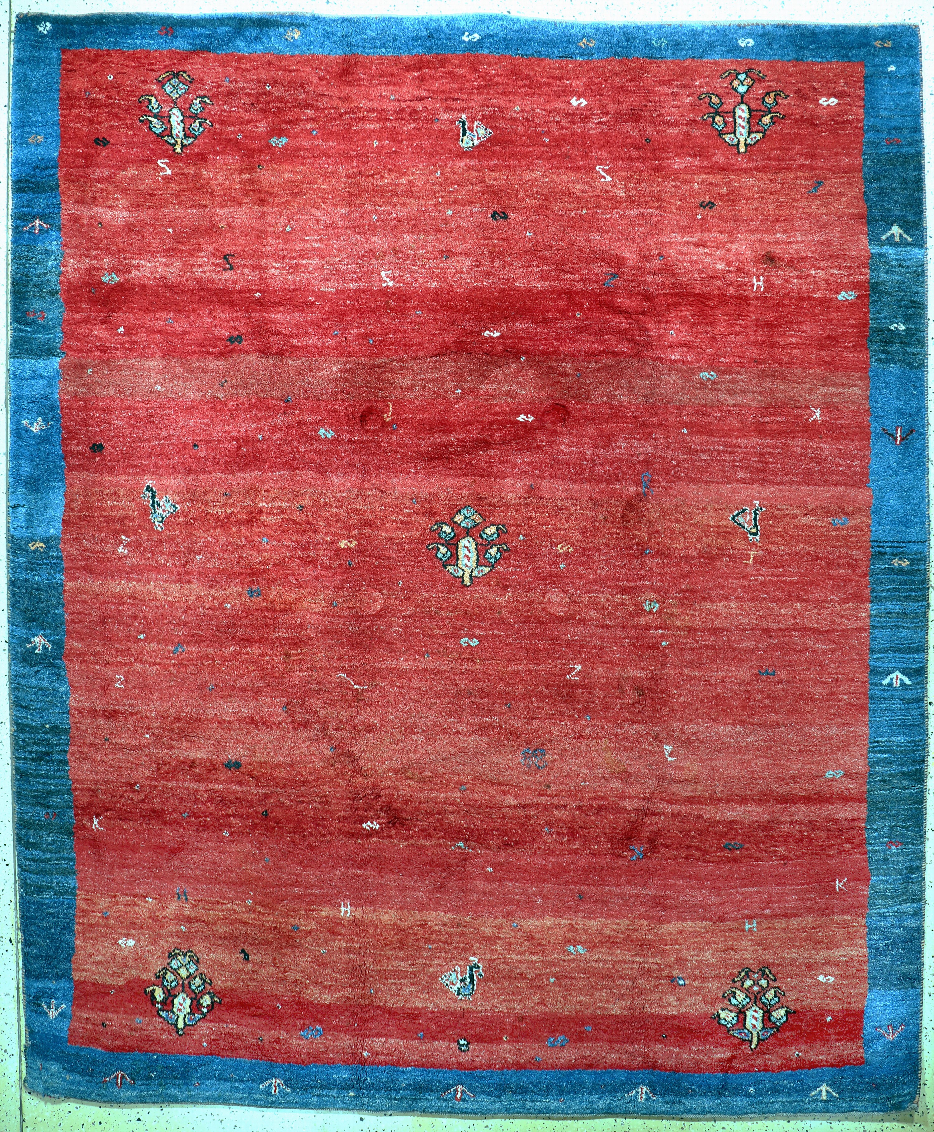 Image 27118560 - Gabbeh, Persien, Ende 20.Jhd, Wolle auf Wolle, ca. 320 x 260 cm, EHZ: 2, (kleine ...