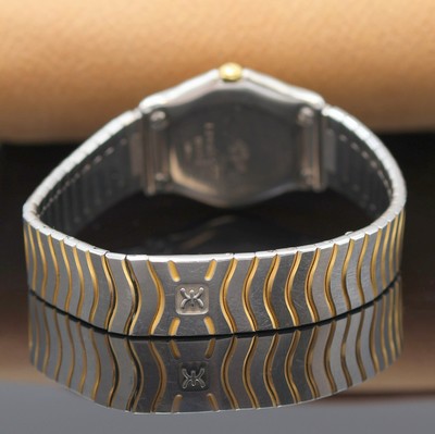27118554c - EBEL Damenarmbanduhr Classic Wave in Stahl/Gold Referenz 183908, Schweiz um 1993, quarz, ...