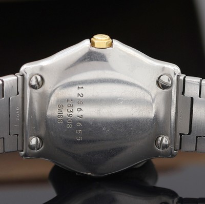 27118554e - EBEL Damenarmbanduhr Classic Wave in Stahl/Gold Referenz 183908, Schweiz um 1993, quarz, ...