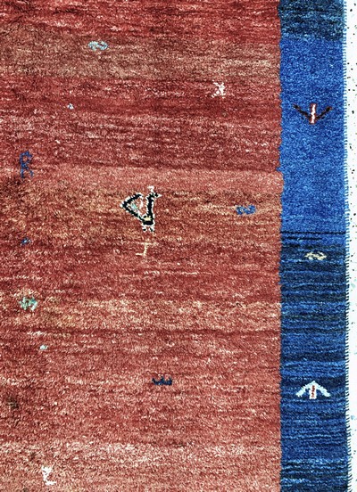27118560e - Gabbeh, Persien, Ende 20.Jhd, Wolle auf Wolle, ca. 320 x 260 cm, EHZ: 2, (kleine ...