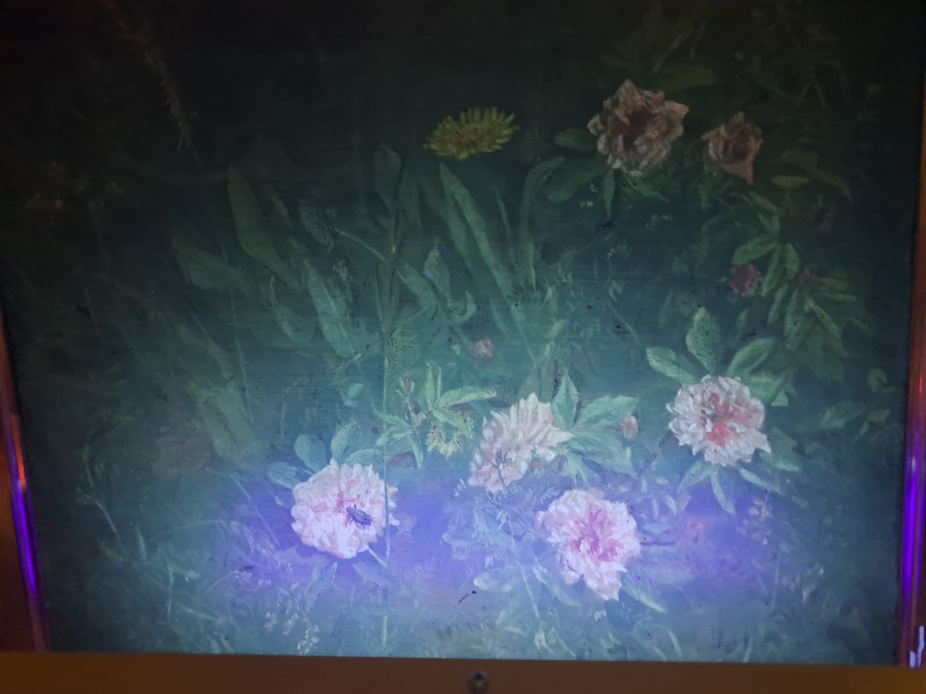 Detail g: Helene Cramer, 1844-1916 Hamburg, Wiesenblumen, Öl/Lwd/Holz, links unten sign., ca. 33x40cm, R. ca. 50x57cm