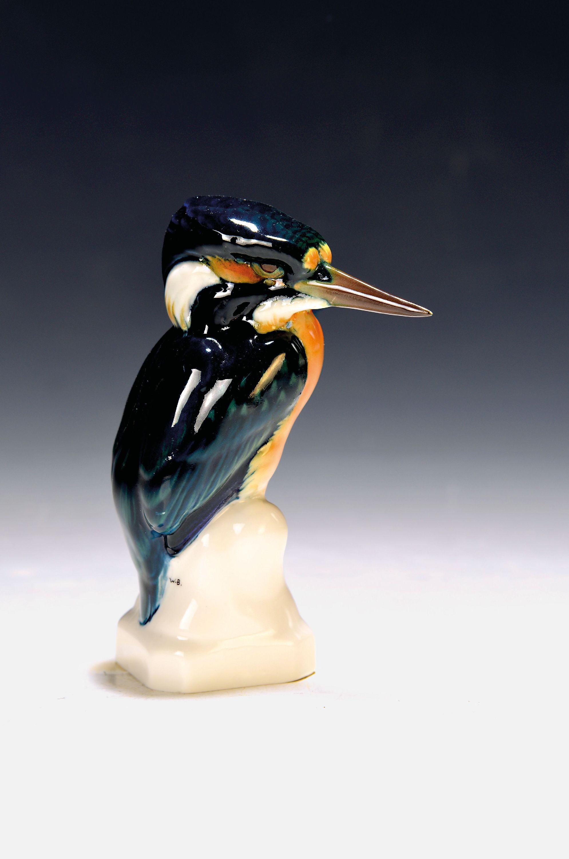 Image 27118629 - Porzellanfigur, Nymphenburg, Entw. Theodor Kärner, polychrome Unterglasurbemalung, ...