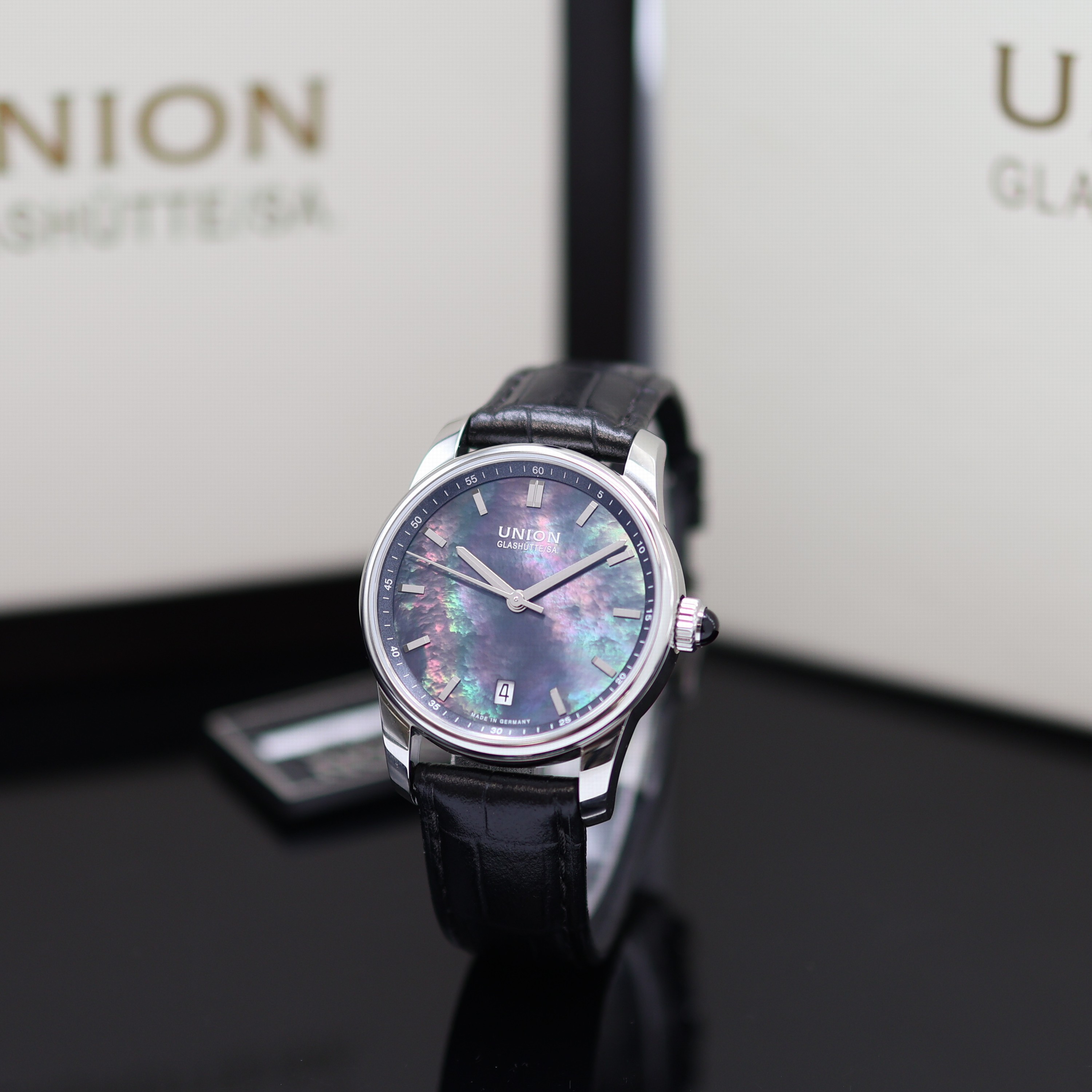 Image 27118651 - UNION GLASHÜTTE Seris ungetragene Damenarmbanduhr Referenz D004.207.16.121.05, ...