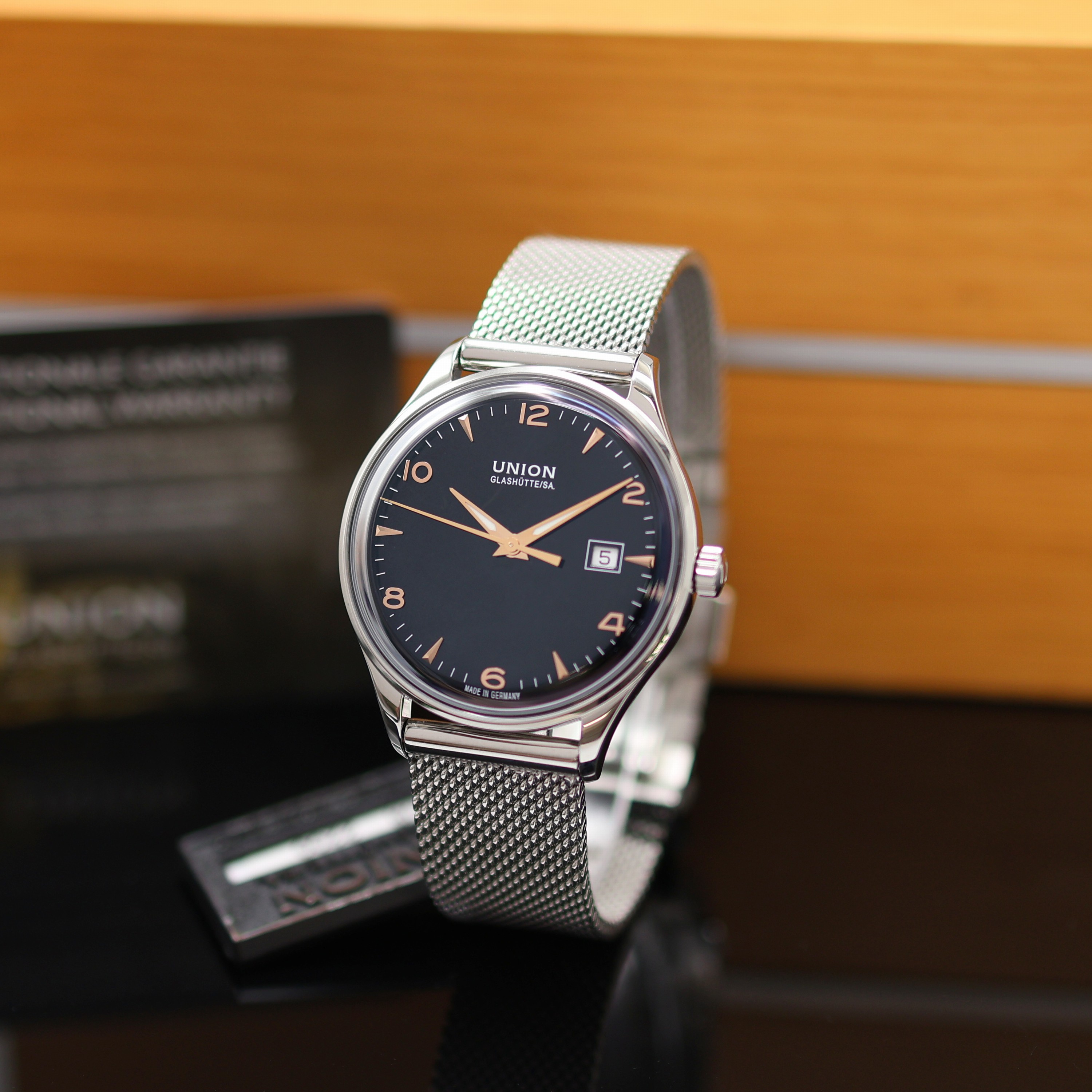 Image 27118691 - UNION GLASHÜTTE Noramis ungetragene ArmbanduhrReferenz D012.407.11.057.01, Automatik, ...