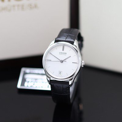 Image UNION GLASHÜTTE Viro unworn ladies wristwatch reference D011.207.16.031.00, self ...