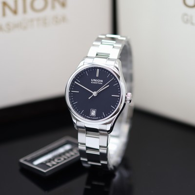 Image UNION GLASHÜTTE Viro unworn ladies wristwatch reference D011.207.11.051.00, self ...