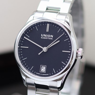 27118672a - UNION GLASHÜTTE Viro ungetragene Damenarmbanduhr Referenz D011.207.11.051.00, Automatik, ...