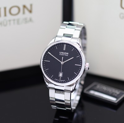Image UNION GLASHÜTTE Viro unworn wristwatch reference D011.407.11.051.00, self winding, on ...