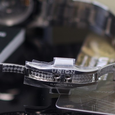 27118677c - UNION GLASHÜTTE Belisar GMT ungetragene Armbanduhr Referenz D009.429.11.057.02, ...