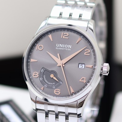 27118680a - UNION GLASHÜTTE Noramis Gangreserve ungetragene Armbanduhr Referenz D005.424.11.087.01, ...
