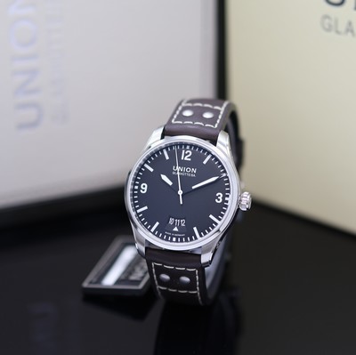 Image UNION GLASHÜTTE Belisar Pilot unworn wristwatch reference D002.607.16.057.00, self ...