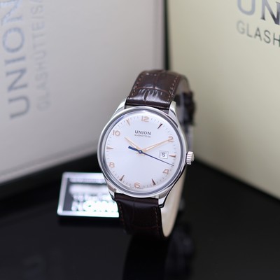 Image UNION GLASHÜTTE Noramis unworn wristwatch reference D012.407.16.037.01, self winding, on ...
