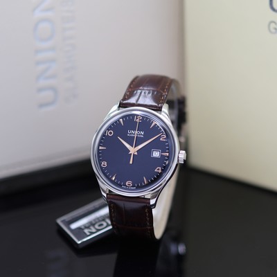 Image UNION GLASHÜTTE Noramis unworn wristwatch reference D012.407.16.057.01, self winding, on ...