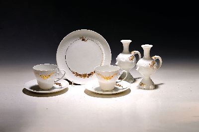 Image 12 coffee place settings, Rosenthal, romance in major, 20th century, 12 coffee cups with ...