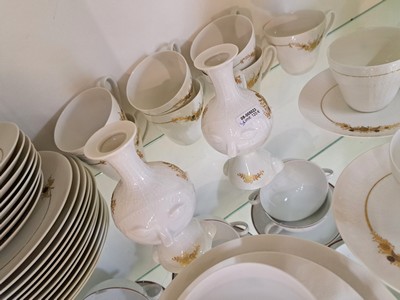 27118693d - 12 Kaffeegedecke, Rosenthal, Romanze in Dur, 20.Jh., 12 Kaffeetassen mit Untertassen, 13 ...