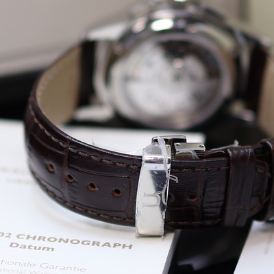 27118694b - UNION GLASHÜTTE Noramis ungetragene Armbanduhrmit Chronograph Referenz ...