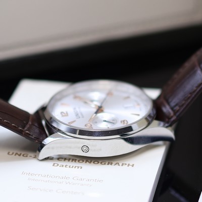 27118694e - UNION GLASHÜTTE Noramis ungetragene Armbanduhrmit Chronograph Referenz ...