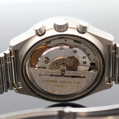 27118698g - PORSCHE DESIGN Military Chronograph der Bundeswehr in Stahl, Schweiz um 1980, Automatik, ...