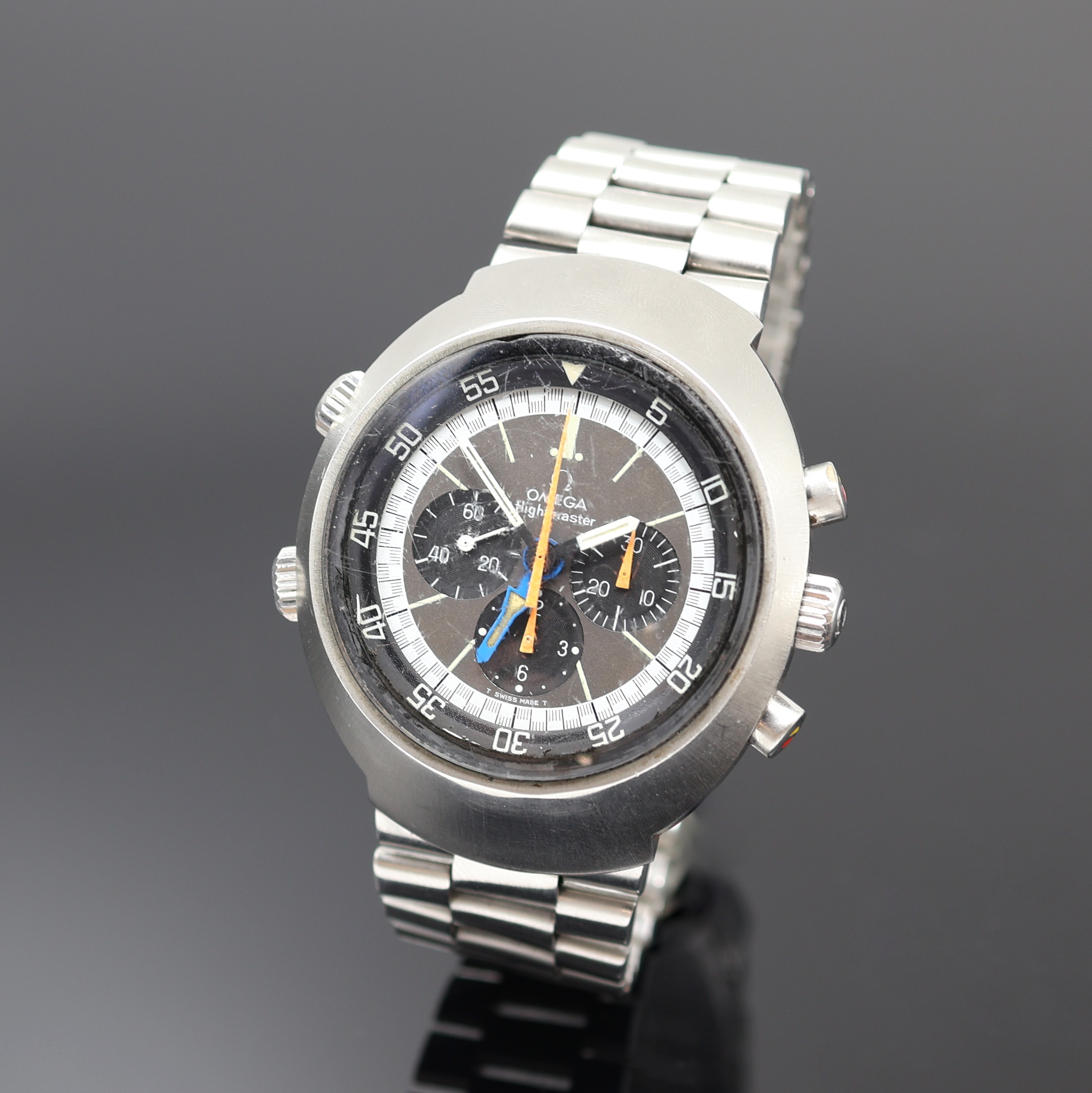 Image 27118831 - OMEGA Flightmaster Herrenchronograph in Stahl Referenz 145.013, Schweiz um 1972, ...