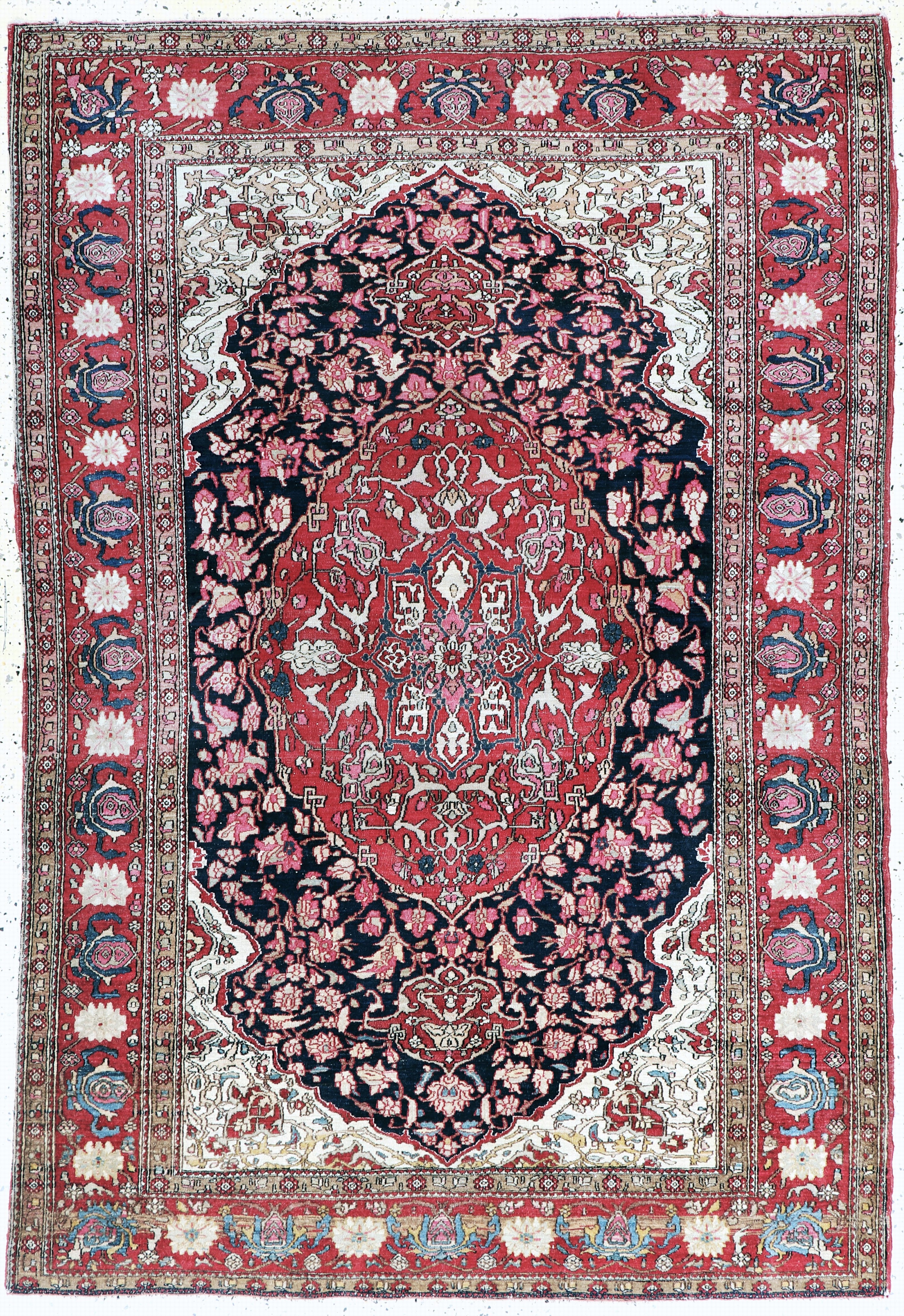 Image 27118864 - Esfahan antik, Persien, um 1900, Wolle auf Baumwolle, ca. 214 x 146 cm, EHZ: 3 ...