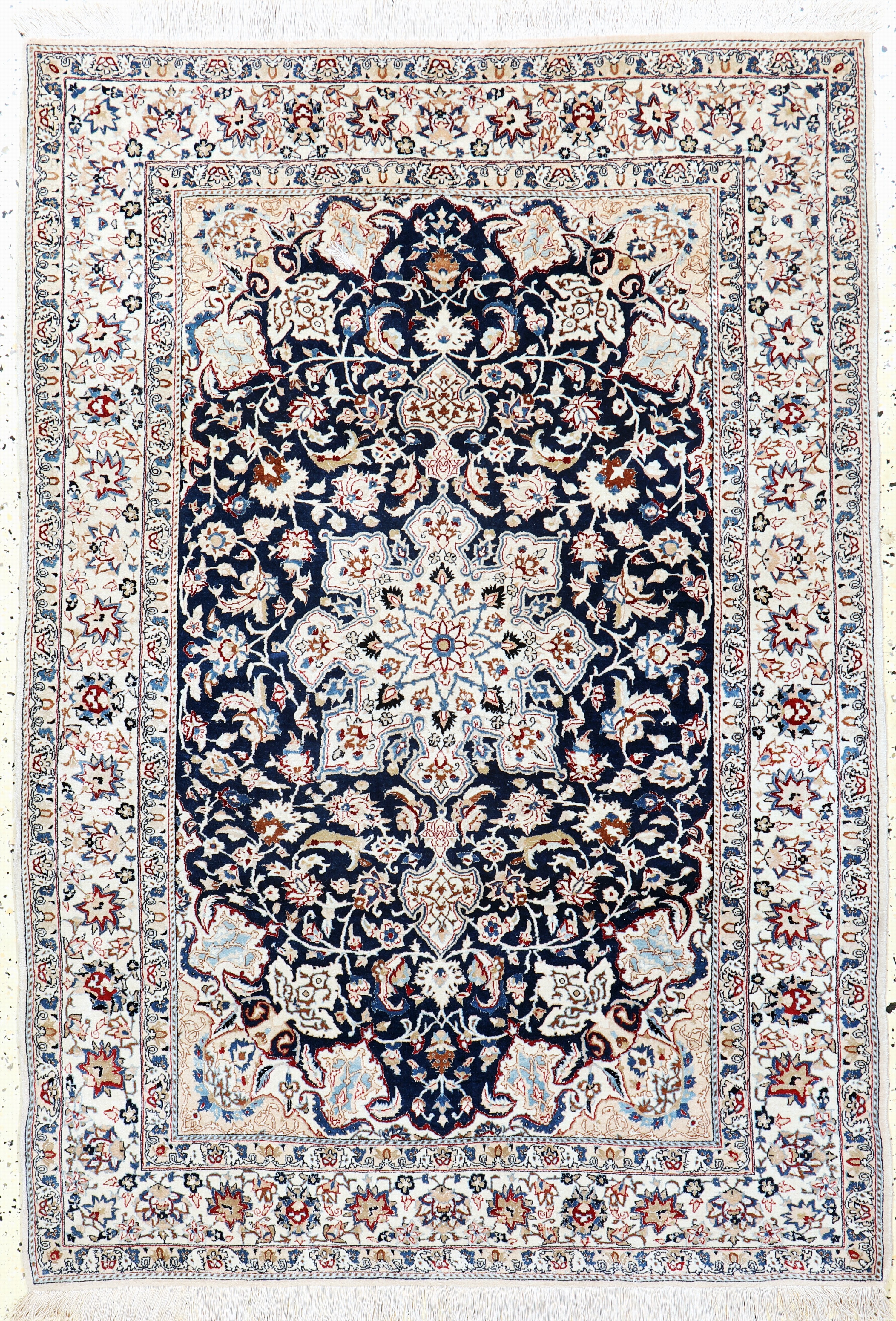 Image 27118868 - Nain´Tudeschk´fein, Persien, Anfang 20.Jhd,Korkwolle mit Seide, ca. 160 x 113 cm, ca. ...