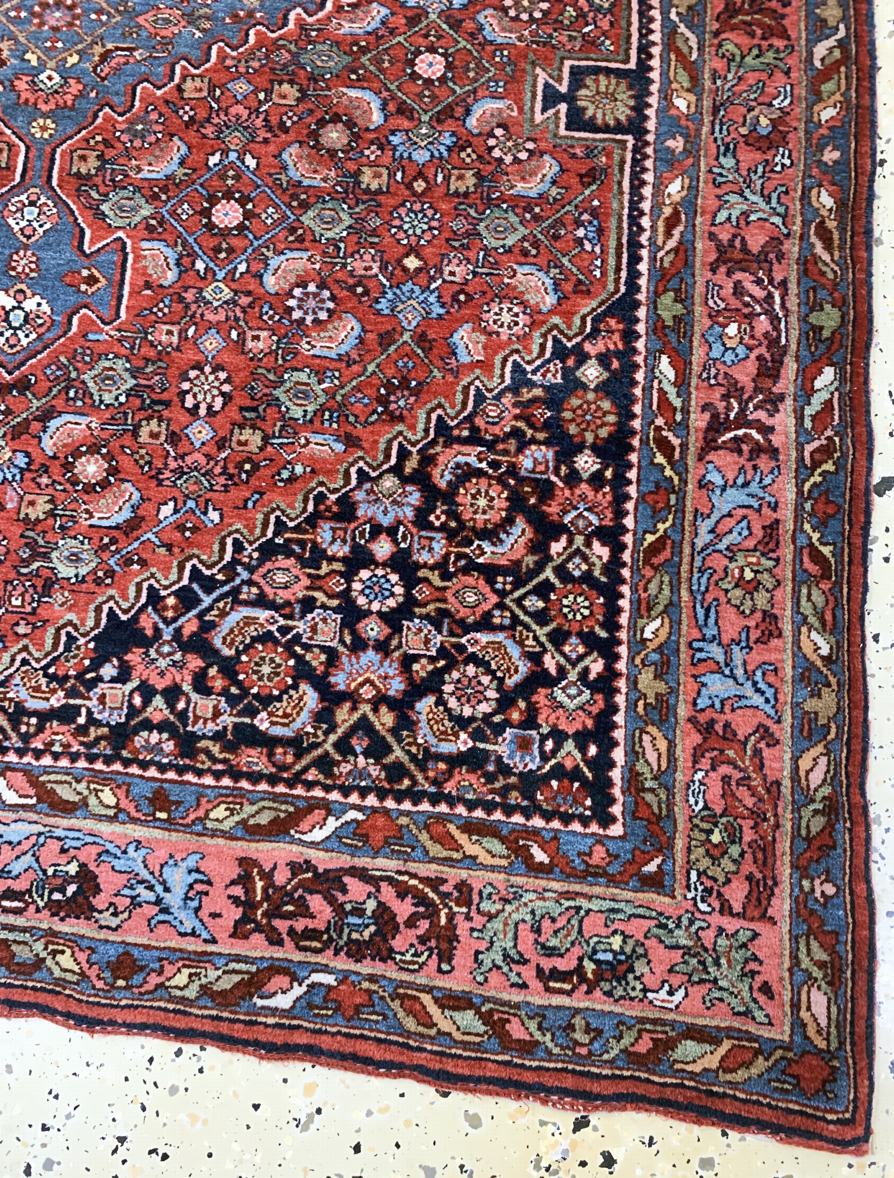 Detail b: Bidjar alt, Persien, Anfang 20.Jhd, Wolle auf Baumwolle, ca. 165 x 115 cm, EHZ: 2