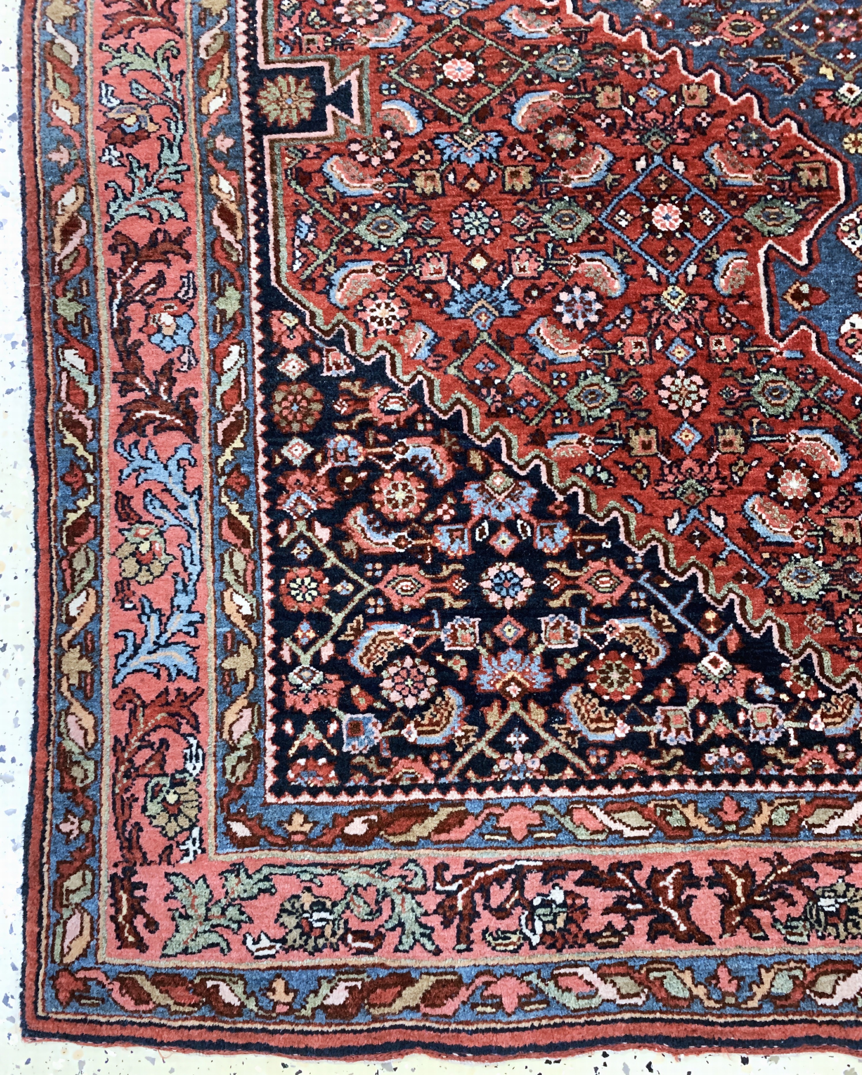 Detail c: Bidjar alt, Persien, Anfang 20.Jhd, Wolle auf Baumwolle, ca. 165 x 115 cm, EHZ: 2