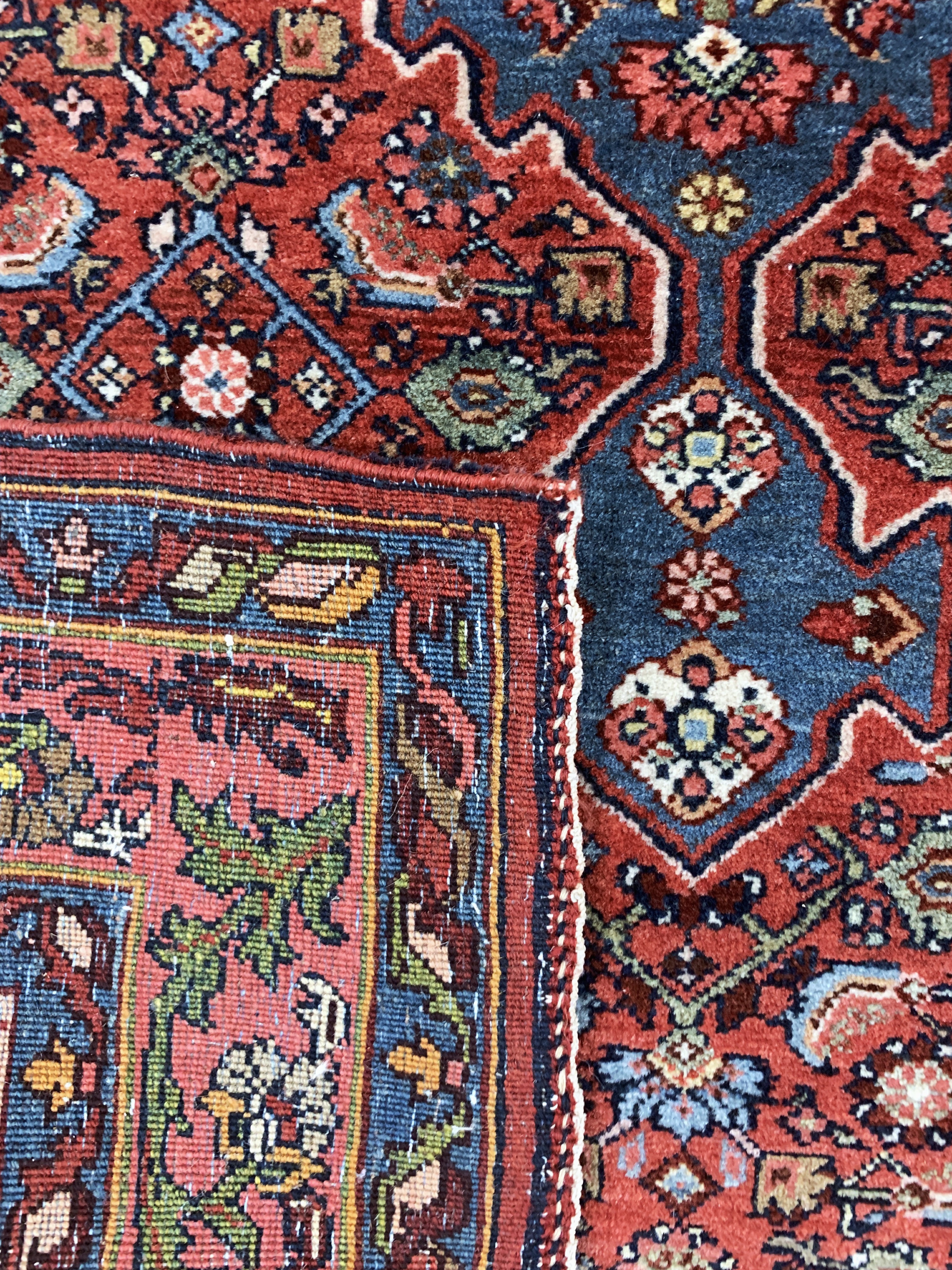 Detail f: Bidjar alt, Persien, Anfang 20.Jhd, Wolle auf Baumwolle, ca. 165 x 115 cm, EHZ: 2