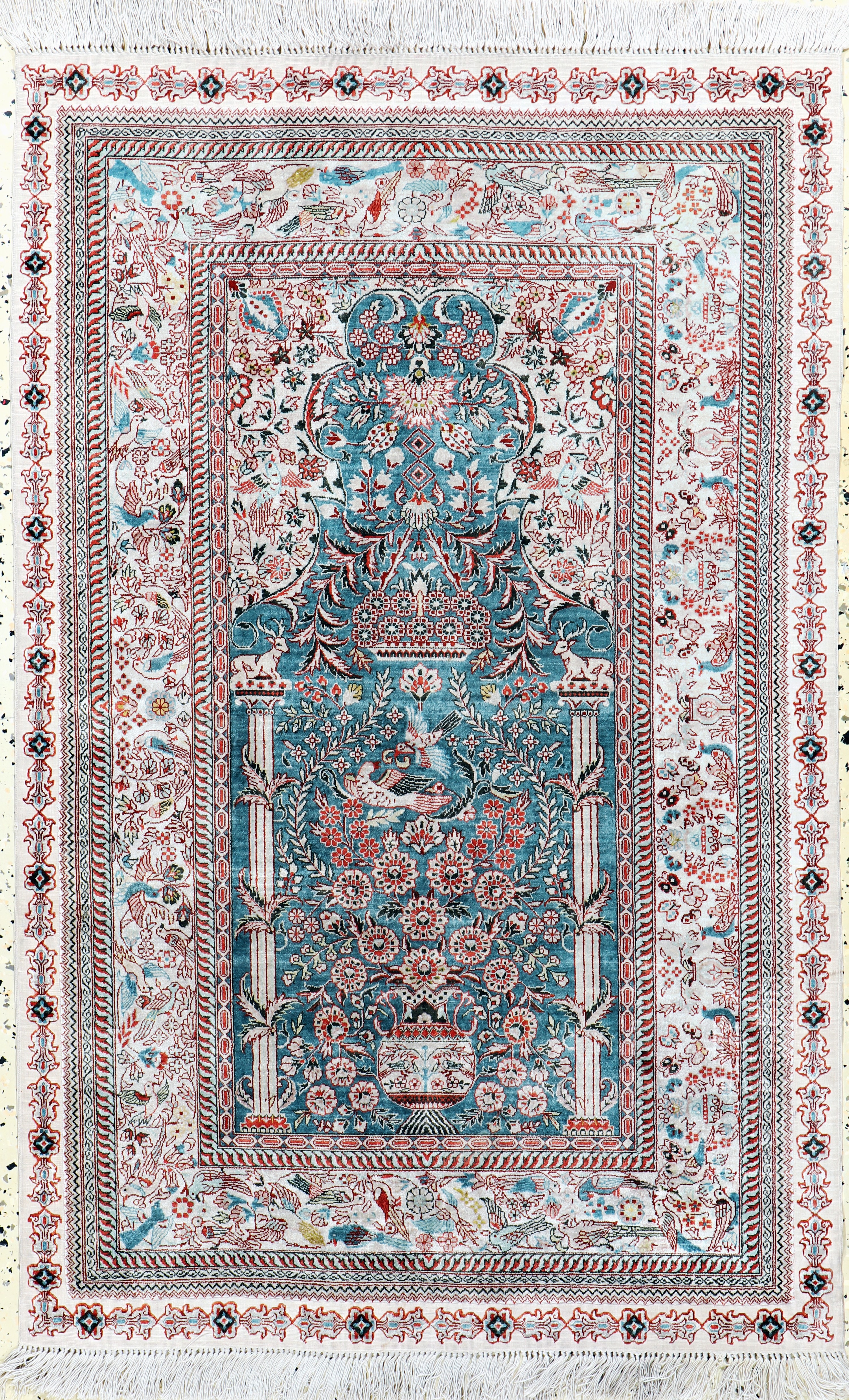 Image 27118874 - Hereke Seide, China, Ende 20.Jhd, reine Naturseide, ca. 123 x 80 cm, EHZ: 1-2 ...