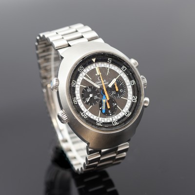 27118831a - OMEGA Flightmaster Herrenchronograph in Stahl Referenz 145.013, Schweiz um 1972, ...