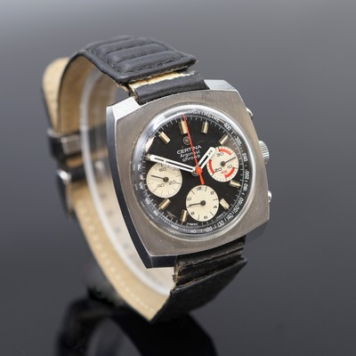 27118855a - CERTINA Argonaut Herrenchronograph in Stahl Kaliber Valjoux 72, Schweiz um 1970, ...