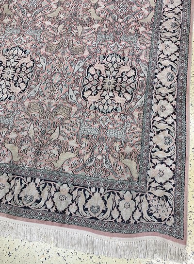 27118860a - Kaschmir, Indien, Ende 20.Jhd, merzerisierte Baumwolle, ca. 510 x 365 cm, ...