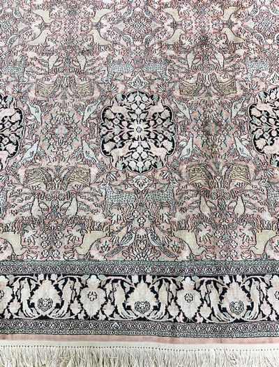 27118860b - Kaschmir, Indien, Ende 20.Jhd, merzerisierte Baumwolle, ca. 510 x 365 cm, ...