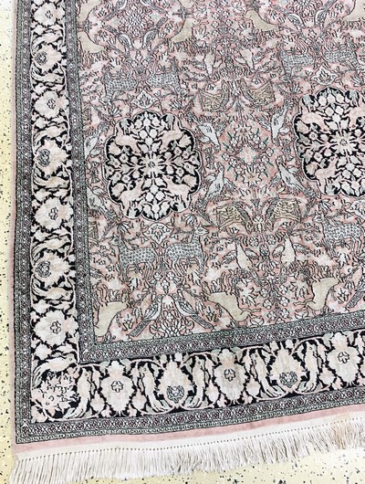 27118860c - Kaschmir, Indien, Ende 20.Jhd, merzerisierte Baumwolle, ca. 510 x 365 cm, ...