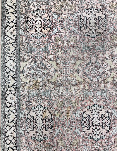 27118860d - Kaschmir, Indien, Ende 20.Jhd, merzerisierte Baumwolle, ca. 510 x 365 cm, ...