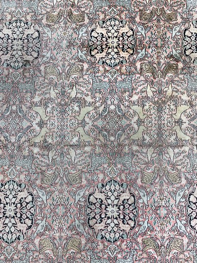 27118860e - Kaschmir, Indien, Ende 20.Jhd, merzerisierte Baumwolle, ca. 510 x 365 cm, ...