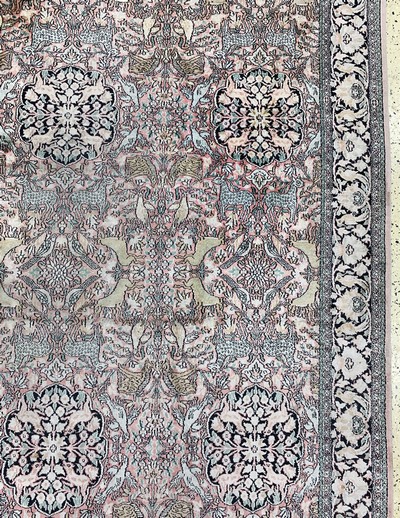 27118860f - Kaschmir, Indien, Ende 20.Jhd, merzerisierte Baumwolle, ca. 510 x 365 cm, ...