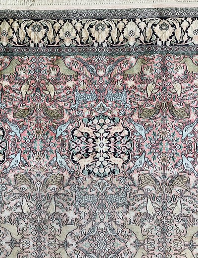 27118860h - Kaschmir, Indien, Ende 20.Jhd, merzerisierte Baumwolle, ca. 510 x 365 cm, ...