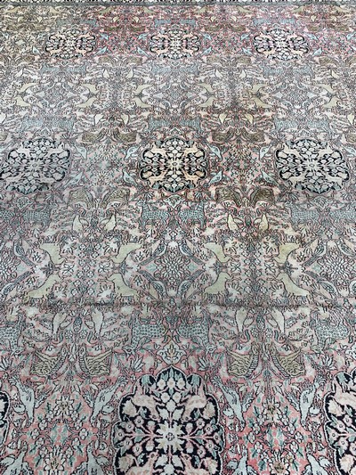 27118860j - Kaschmir, Indien, Ende 20.Jhd, merzerisierte Baumwolle, ca. 510 x 365 cm, ...