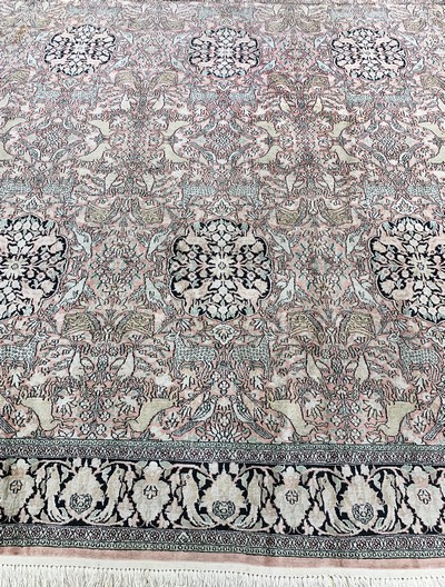 27118860k - Kaschmir, Indien, Ende 20.Jhd, merzerisierte Baumwolle, ca. 510 x 365 cm, ...