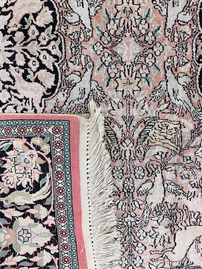 27118860l - Kaschmir, Indien, Ende 20.Jhd, merzerisierte Baumwolle, ca. 510 x 365 cm, ...